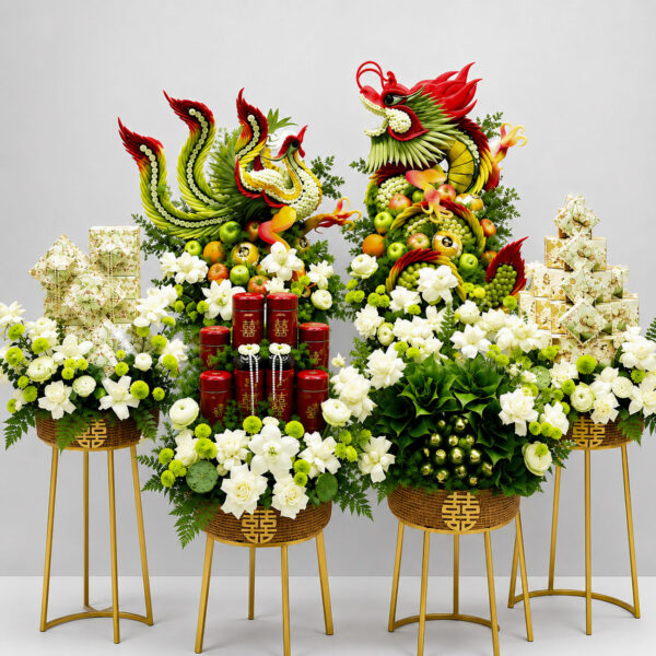 Mâm Quả Cưới Hỏi & Rồng Phụng