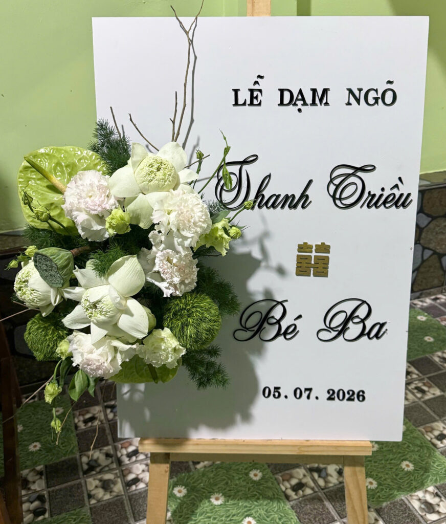 Bảng tên dạm ngõ cần đước 