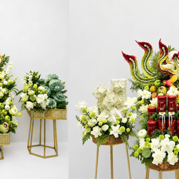 Giá Mâm Quả Rồng Phụng Mới Nhất | Báo Giá Đẹp Tại Shop Hoa Trinh Long An