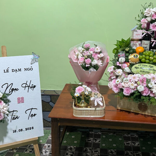 Đặt Tráp Dạm Ngõ Giao Tận Nơi Cần Đước – Mẫu Đẹp